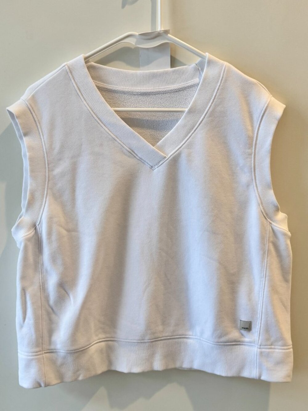 Vuori Women's Sedona Vest in the "White" colorway